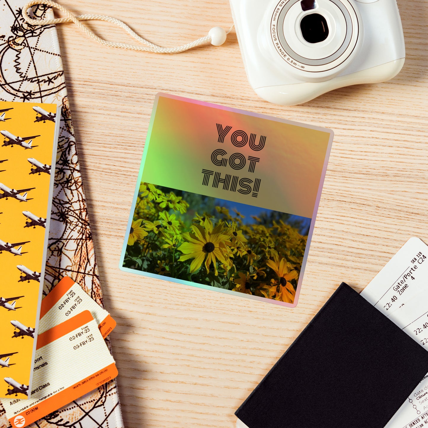 Holographic stickers