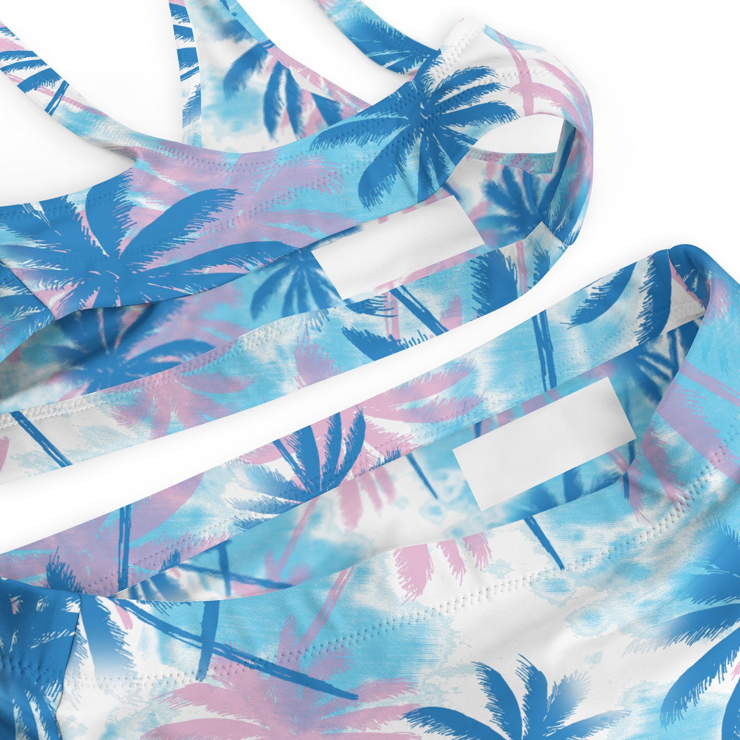 Recycled high-waisted bikini